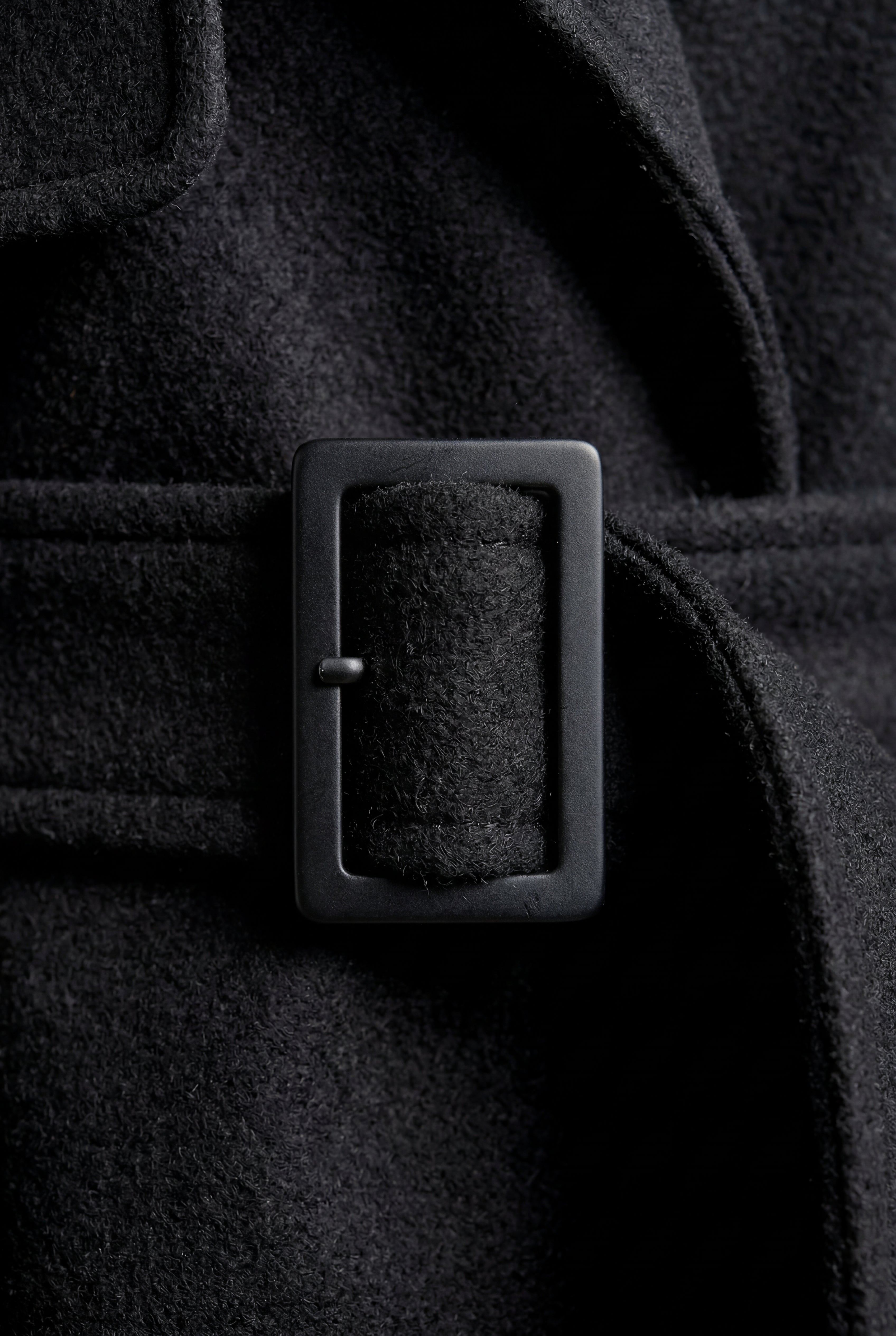 Oversized Lapel Belted Mini Trench Coat | Senna