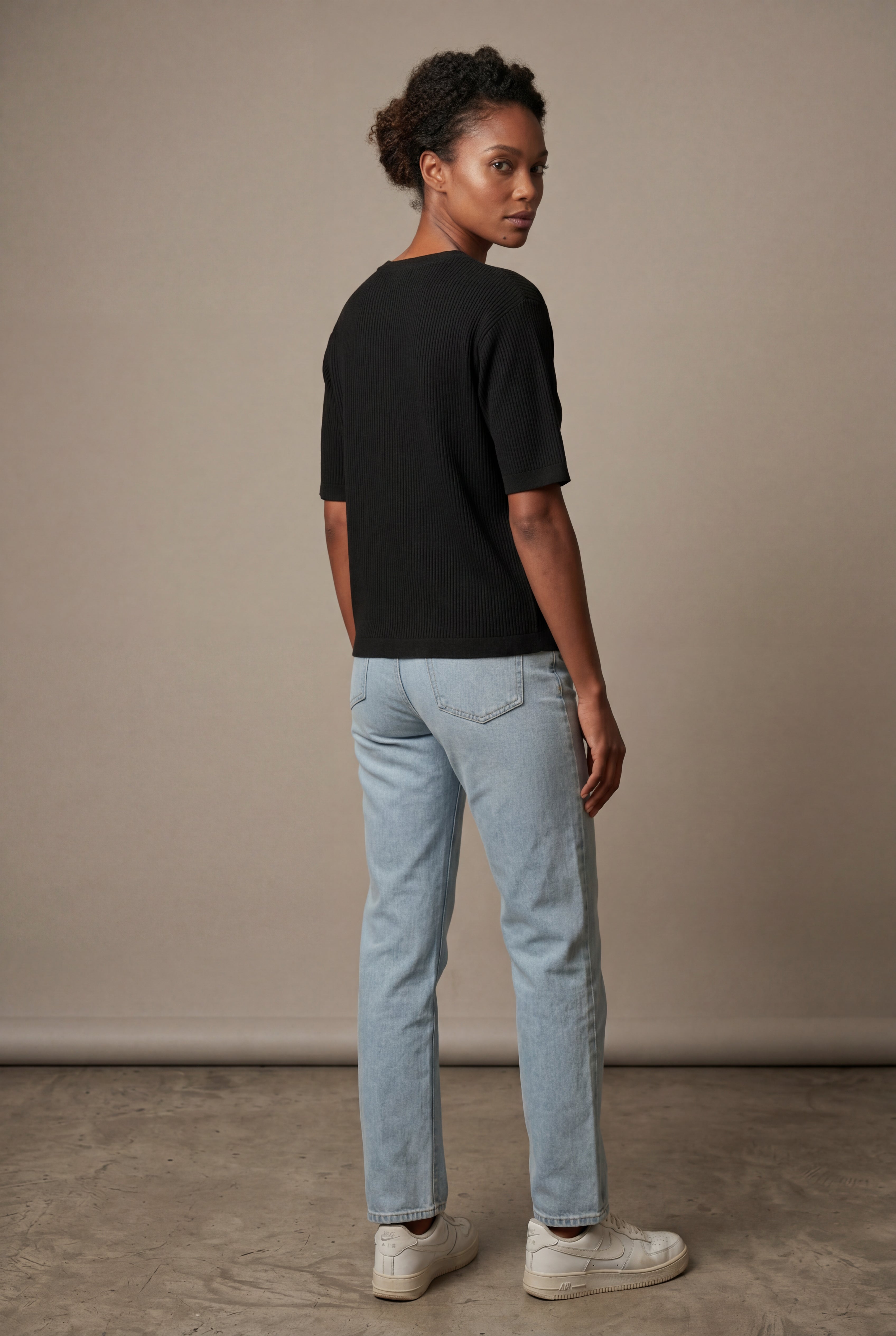 Oversized Ribbed Button-front Cardigan Sweater | Senna