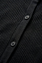 Oversized Ribbed Button-front Cardigan Sweater | Senna