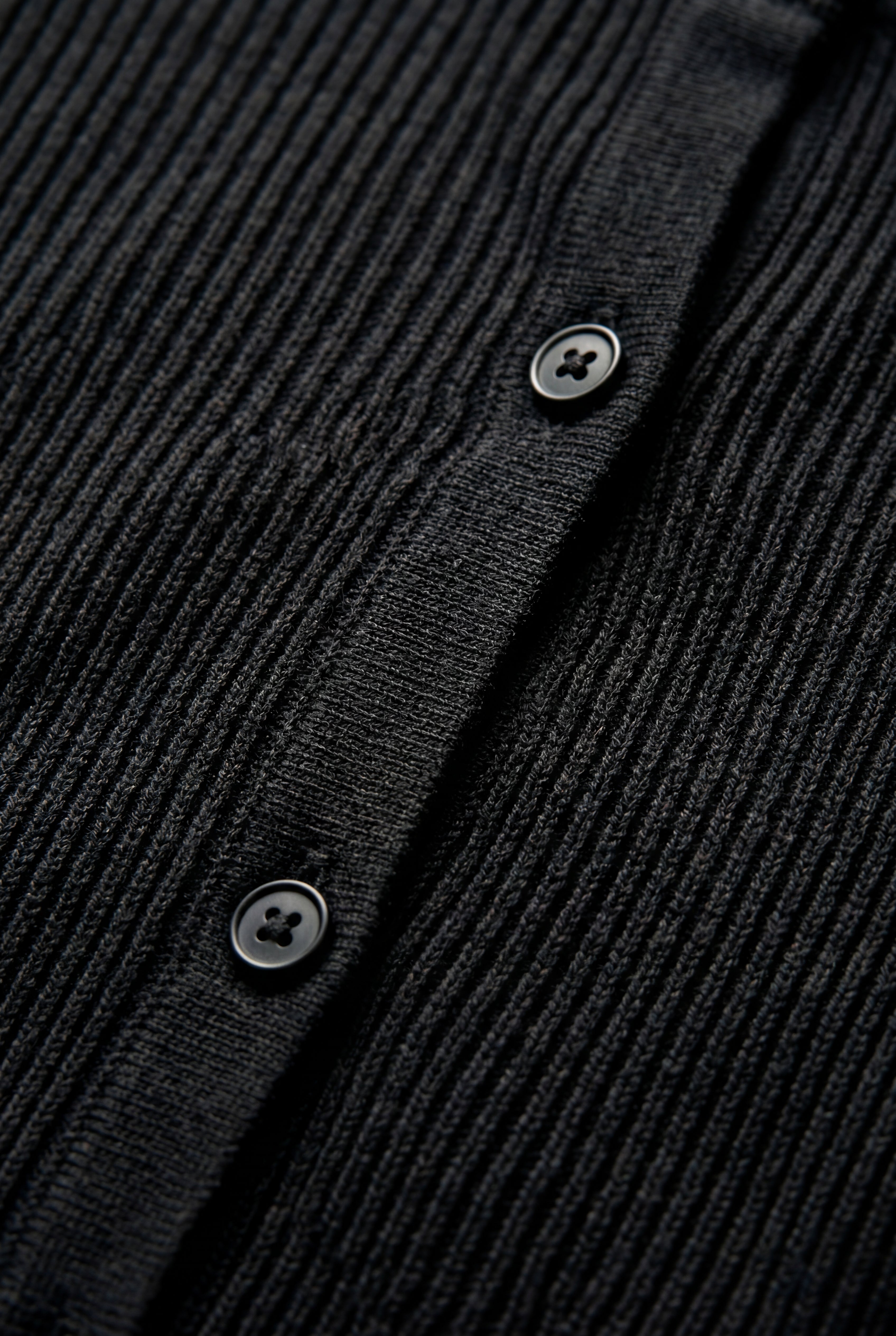 Oversized Ribbed Button-front Cardigan Sweater | Senna