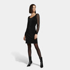 Polished Black Pointed Toe High Heel Ankle Boots