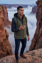 Liam | Quilted Hooded Puffer Vest with Zip Pockets