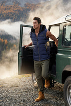 Liam | Quilted Hooded Puffer Vest with Zip Pockets