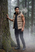 Liam | Quilted Hooded Puffer Vest with Zip Pockets