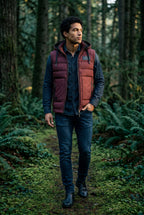 Liam | Quilted Hooded Puffer Vest with Zip Pockets