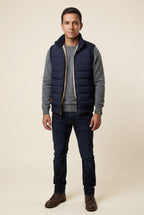 Liam | Quilted Puffer Vest with -lined Collar