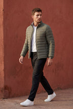 Liam | Quilted Stand Collar Lightweight Puffer Jacket
