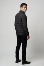 Liam | Quilted Stand Collar Lightweight Puffer Jacket