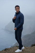 Liam | Quilted Stand Collar Lightweight Puffer Jacket