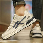 Gio | Retro Panel Lace-Up Sneakers with Chunky Sole