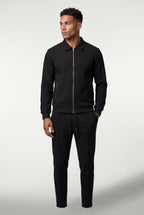 Liam | Ribbed Bomber Jacket and Jogger Athleisure Set