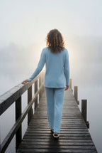 Lisa | Ribbed Wide-leg Two-piece Loungewear Set