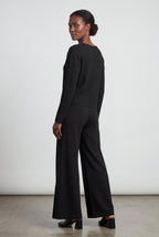 Lisa | Ribbed Wide-leg Two-piece Loungewear Set