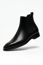 Kian | Sleek Almond Toe Chelsea Ankle Boots