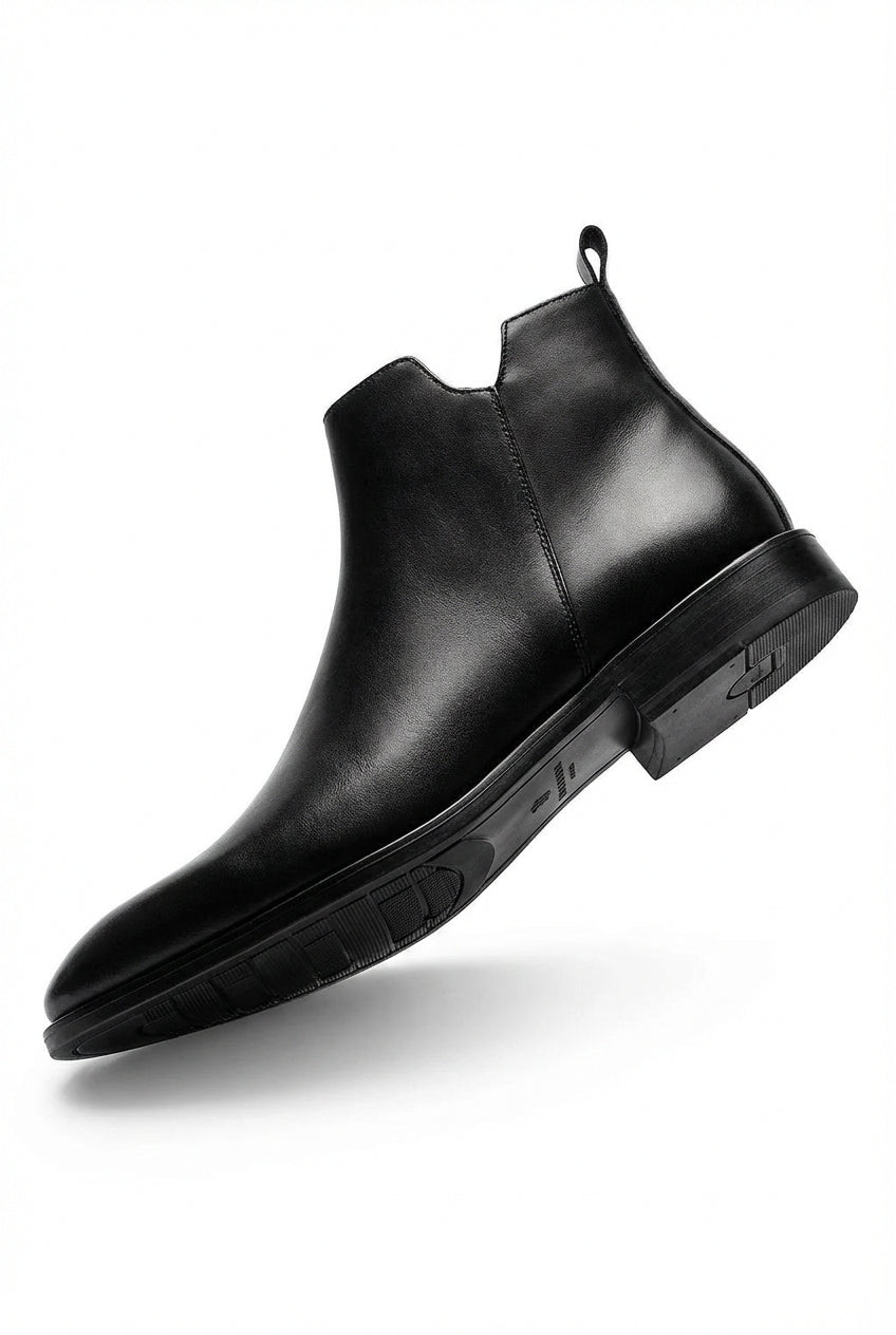 Kian | Sleek Chelsea Ankle Boots with Almond Toe