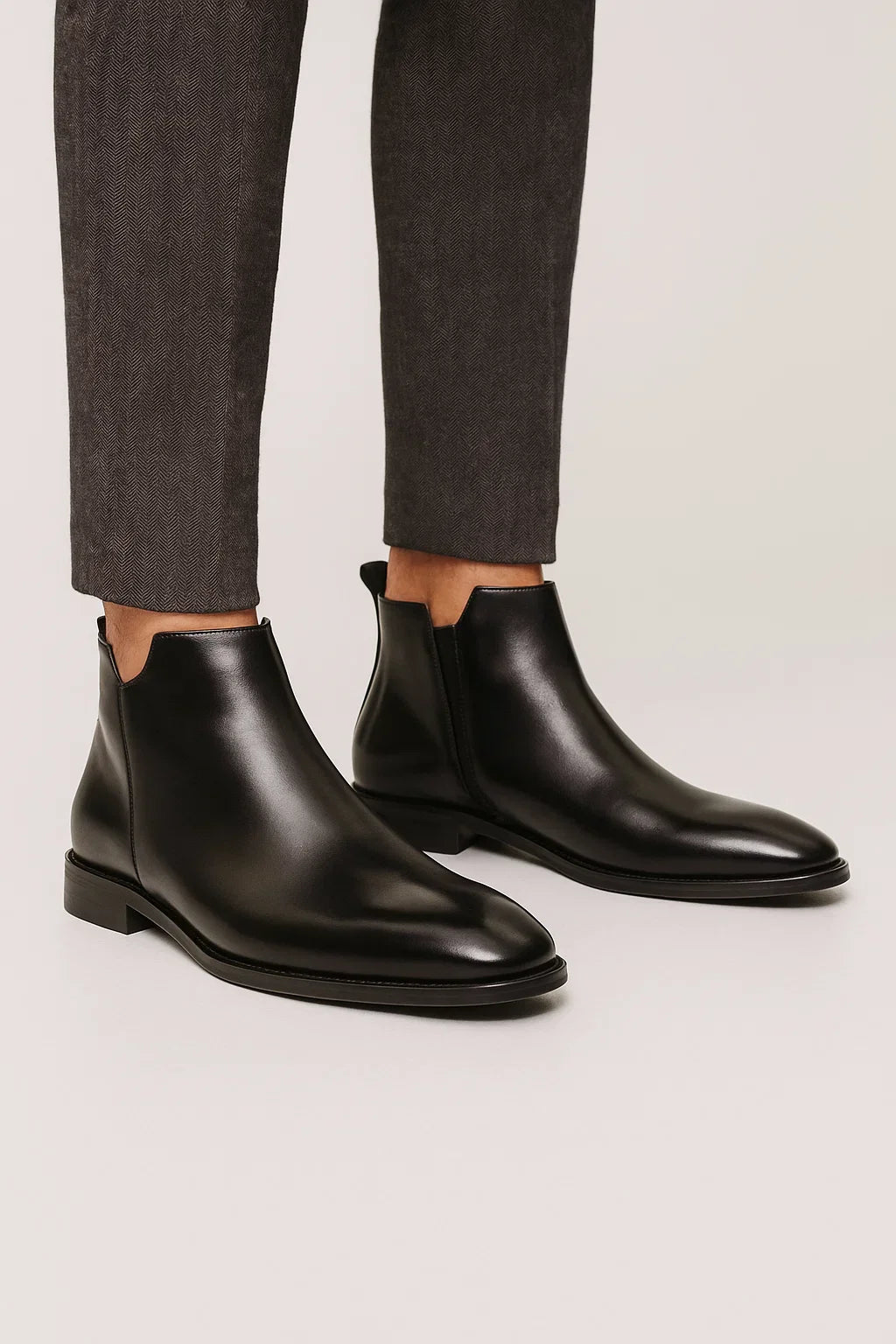 Kian | Sleek Chelsea Ankle Boots with Almond Toe