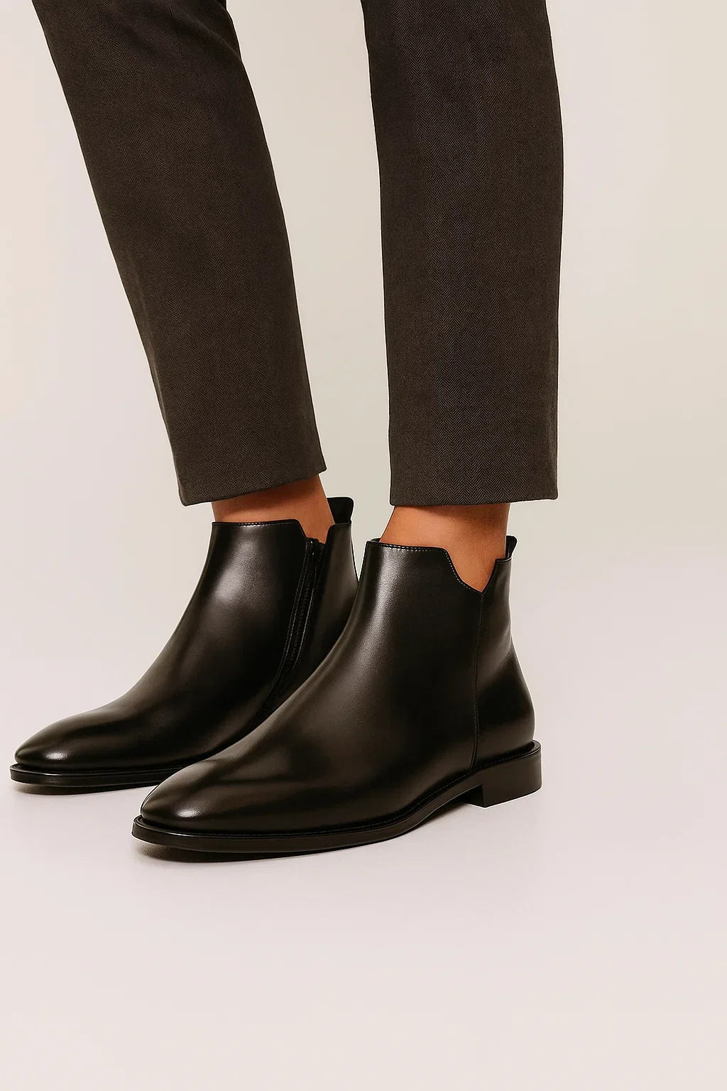 Kian | Sleek Chelsea Ankle Boots with Almond Toe