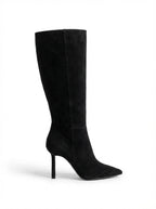 Lia | Sleek Pointed Toe Knee High Stiletto Boots