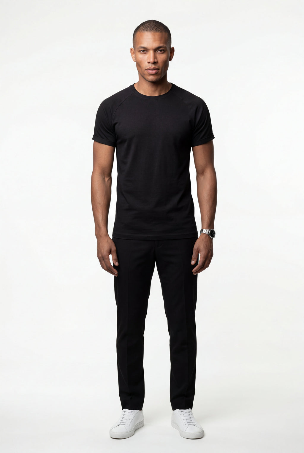 Kian | Slim Fit Crew Neck Short Sleeve Tee