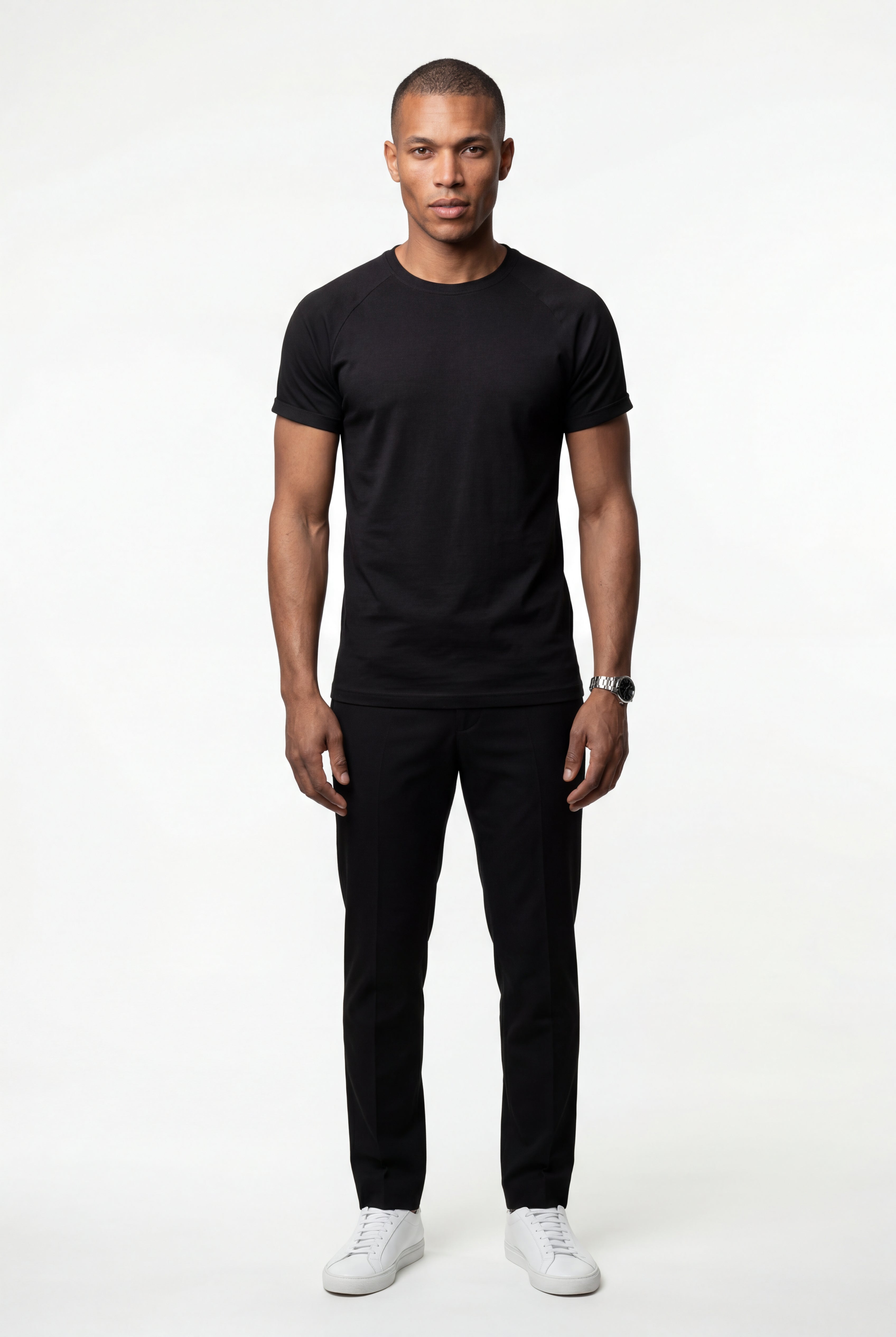 Kian | Slim Fit Crew Neck Short Sleeve Tee