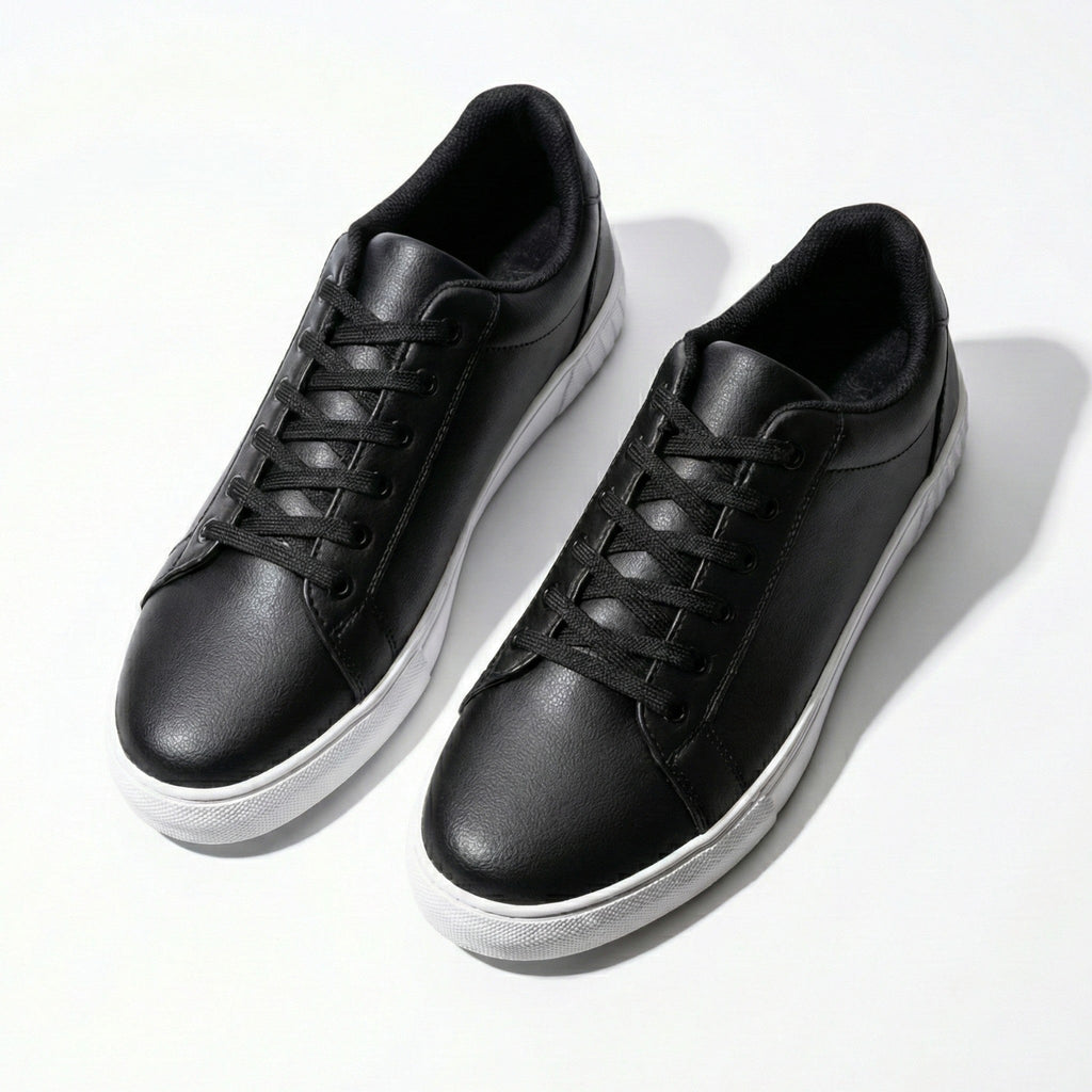 Liam | Structured Faux Low-top Casual Sneakers