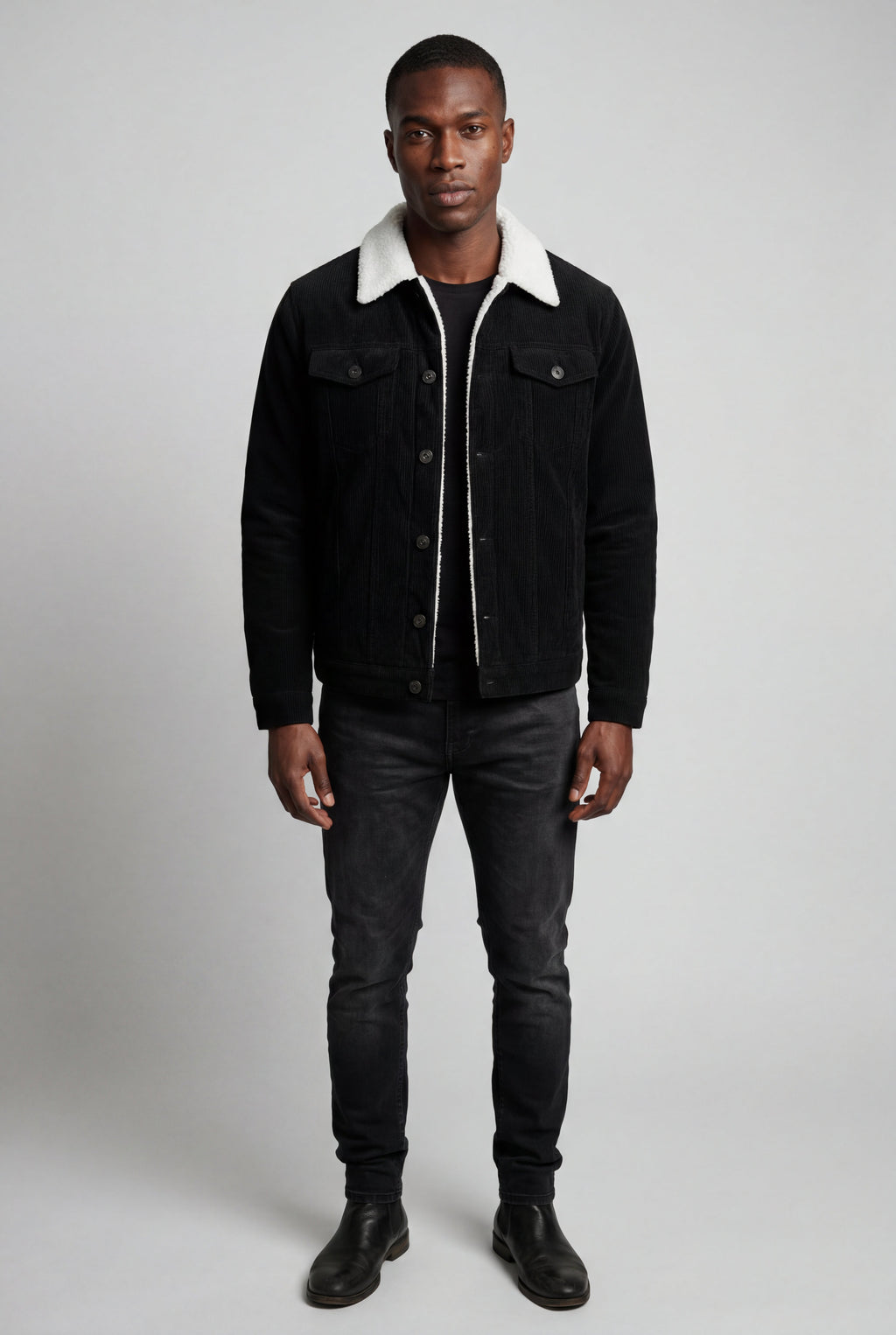 Liam | Structured Trucker Jacket with Collar