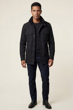 Liam | Structured Utility Field Jacket with Classic Collar