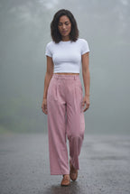 Lia | Wide Leg Office Trousers
