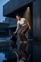Lia | Wide Leg Office Trousers