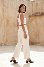 Lia | Wide Leg Office Trousers