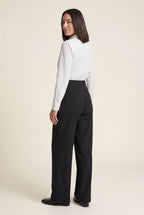 Lia | Wide Leg Office Trousers