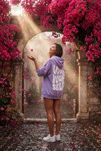 Lia | Women's Bold Back Print Loose Fit Hoodie