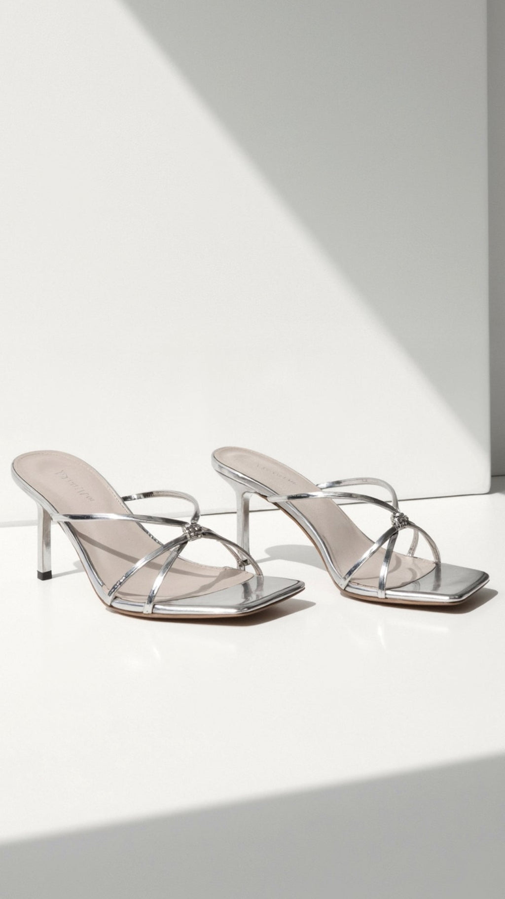Elcevi | Strappy Square-Toe Block-Heel Mules For Women