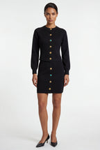 Women's Tailored Button-Front Cardigan and Skirt Set | Elcevi