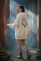 Lia | Bold Back Graphic Oversized Hoodie with Relaxed Fit