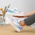 Lia | Chunky Platform Colorblock Sneakers with Bold Panels