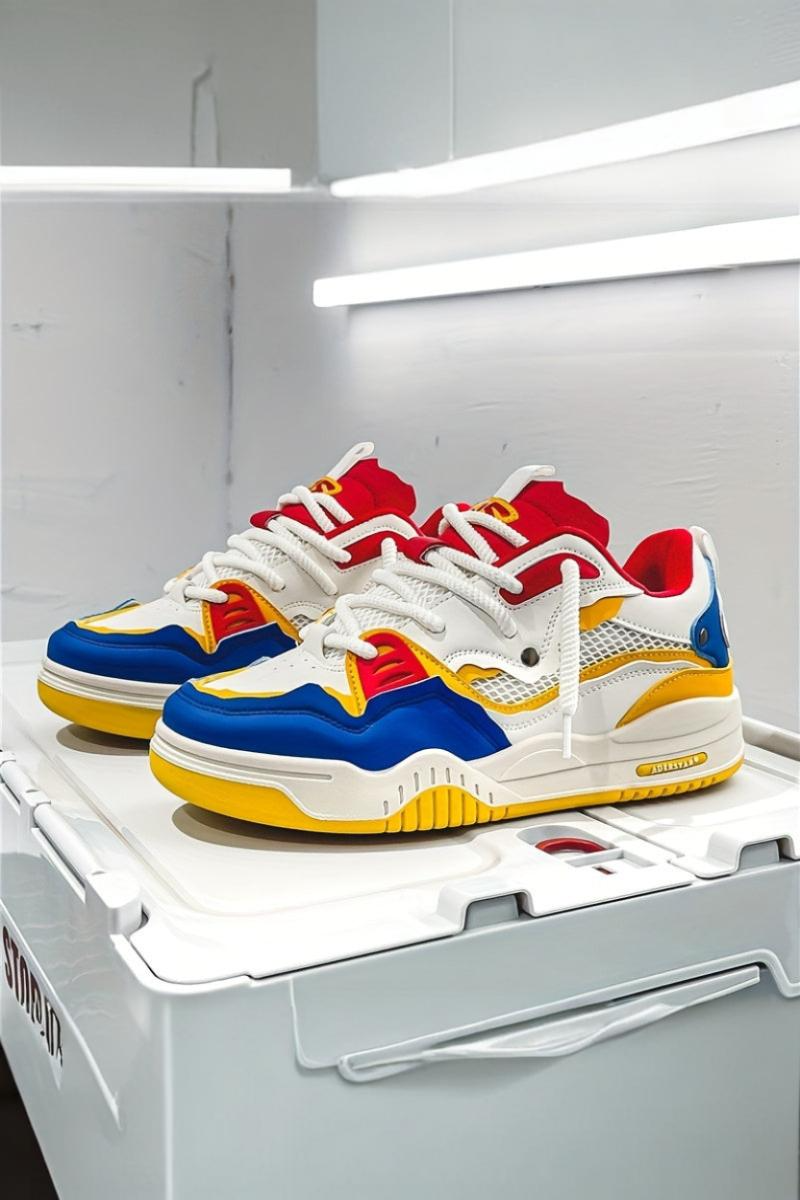 Liam | Colorblock Chunky Sole Athletic Sneakers