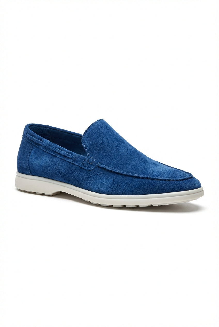 Liam | Contrast Sole Slip-on Penny Loafers