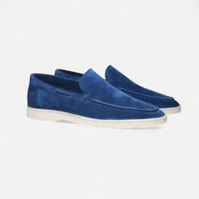 Liam | Contrast Sole Slip-on Penny Loafers