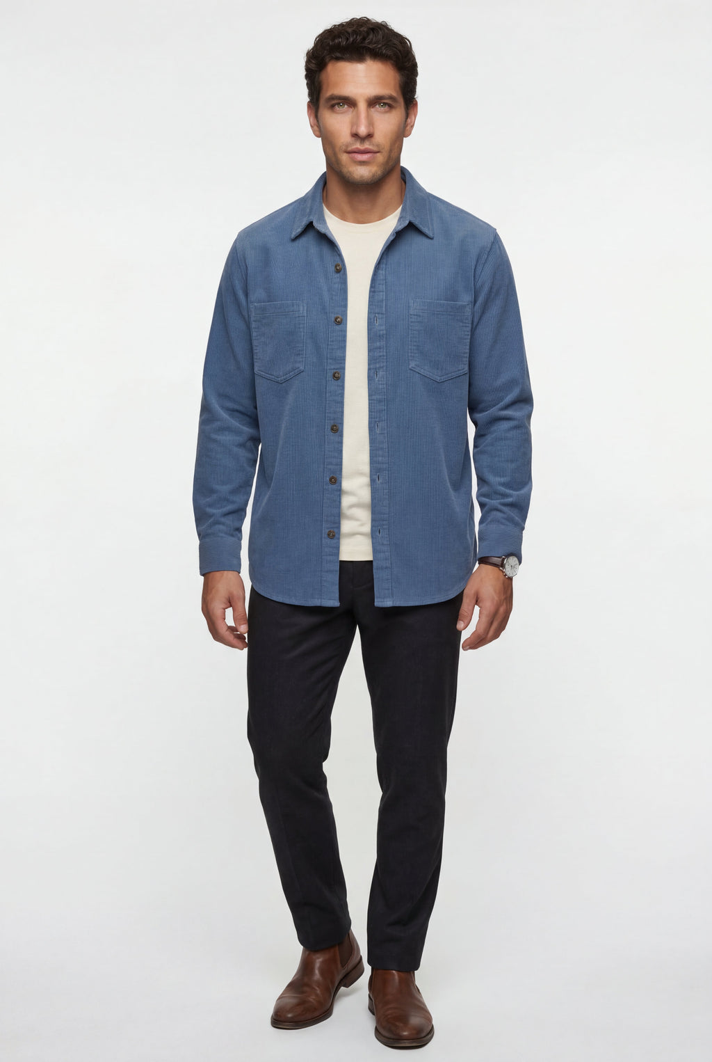 Liam | Double Chest Pocket Shirt Jacket