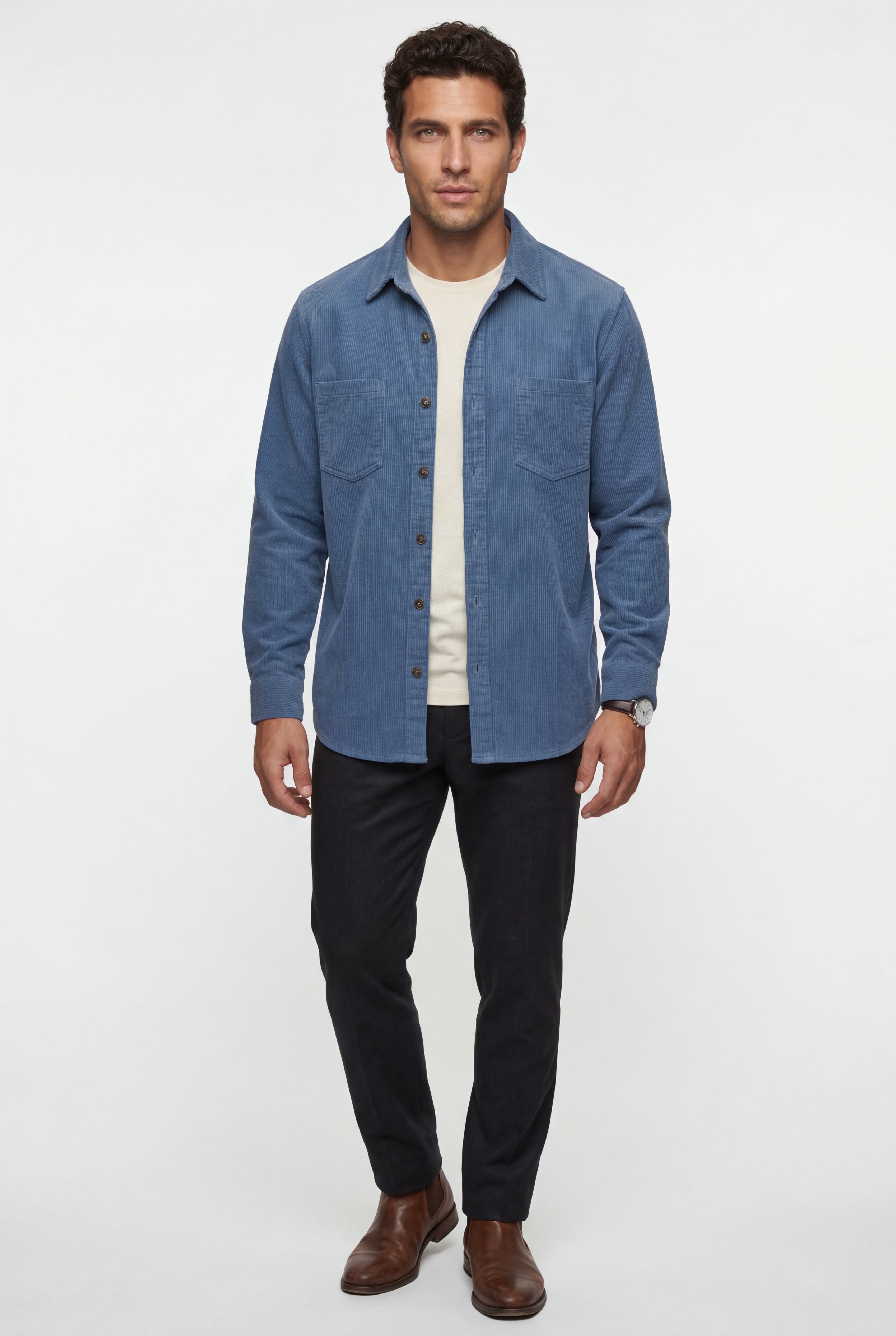 Liam | Double Chest Pocket Shirt Jacket