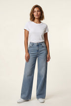 Lia | High-rise Wide Leg Vintage Look Jeans