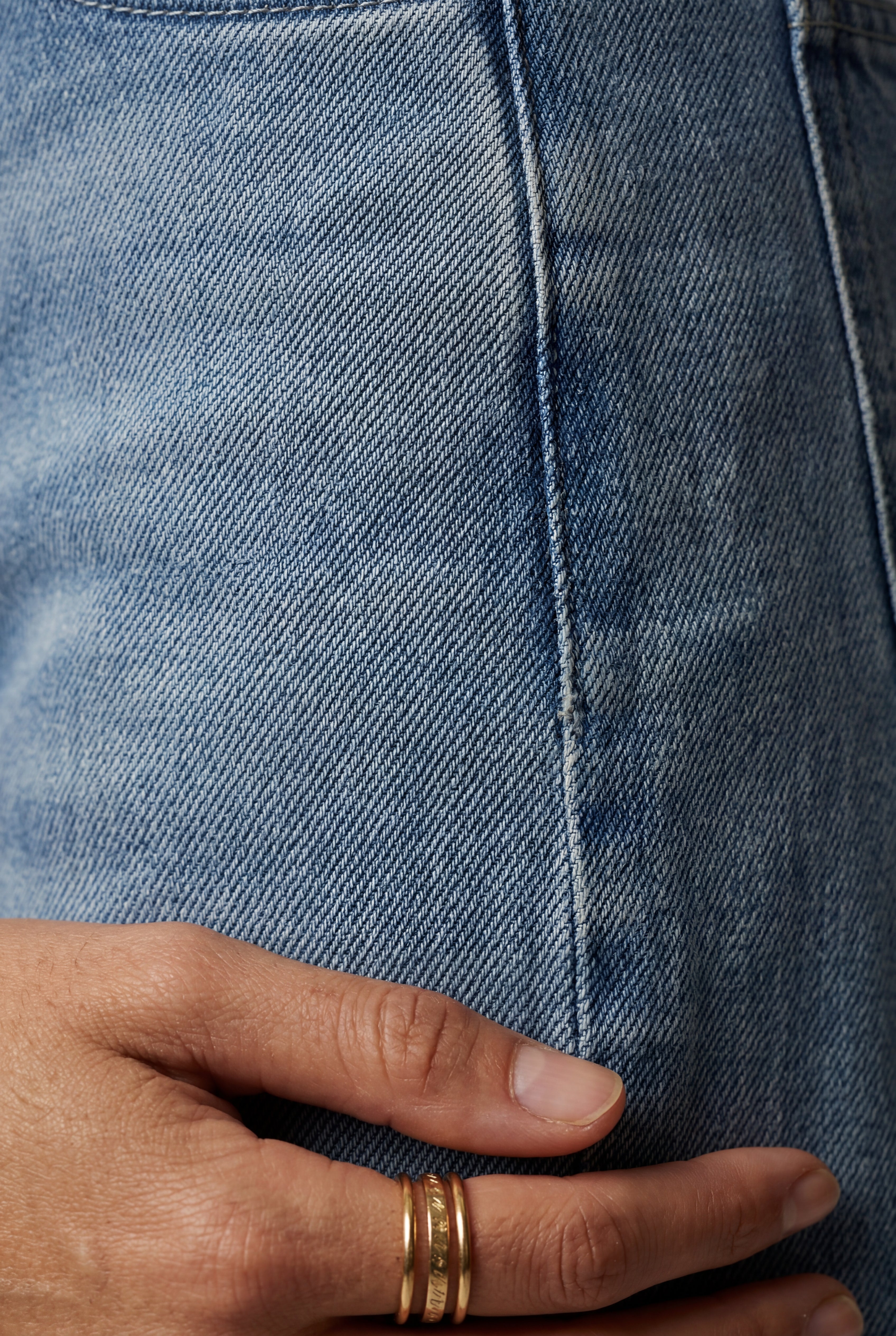 Lia | High-rise Wide Leg Vintage Look Jeans