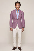 Liam | Men's Windowpane Check Tailored Slim Fit Blazer
