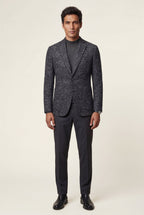 Liam | Men's Windowpane Check Tailored Slim Fit Blazer