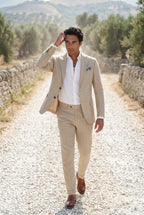 Liam | Pastel Slim Fit Two-piece Suit with Notched Lapel