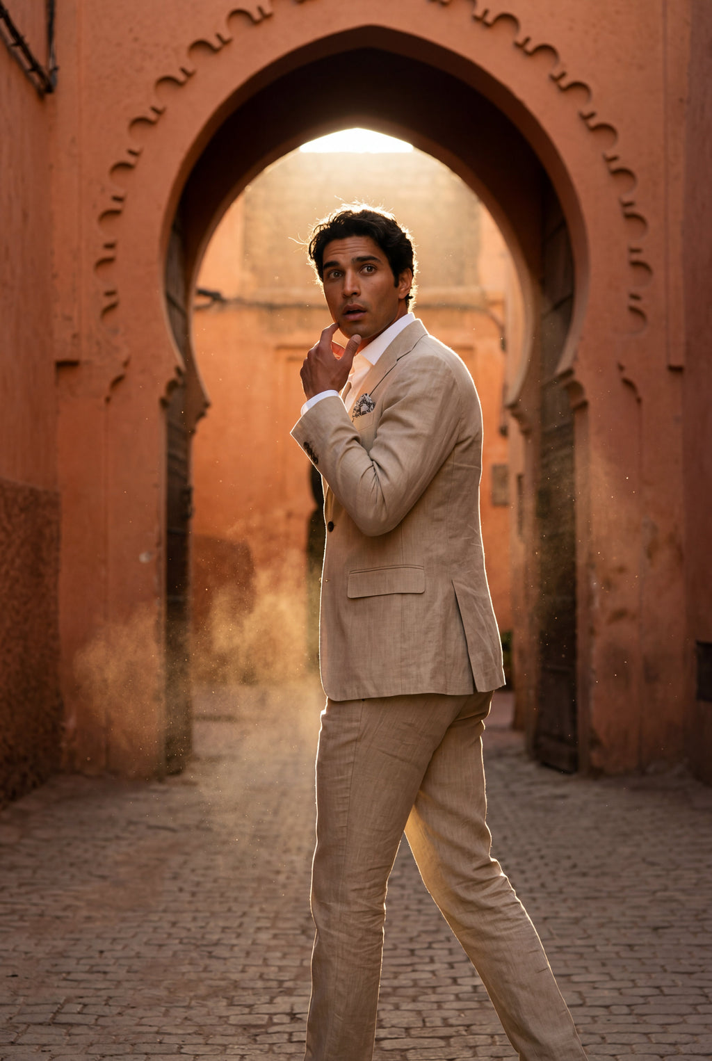 Liam | Pastel Slim Fit Two-piece Suit with Notched Lapel