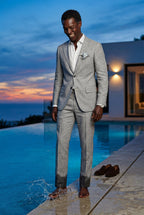 Liam | Pastel Slim Fit Two-piece Suit with Notched Lapel