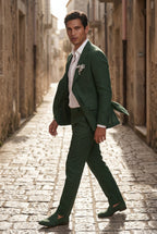 Liam | Pastel Slim Fit Two-piece Suit with Notched Lapel
