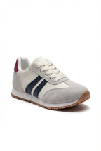 Lia | Retro Color-block Lace-up Walking Sneakers